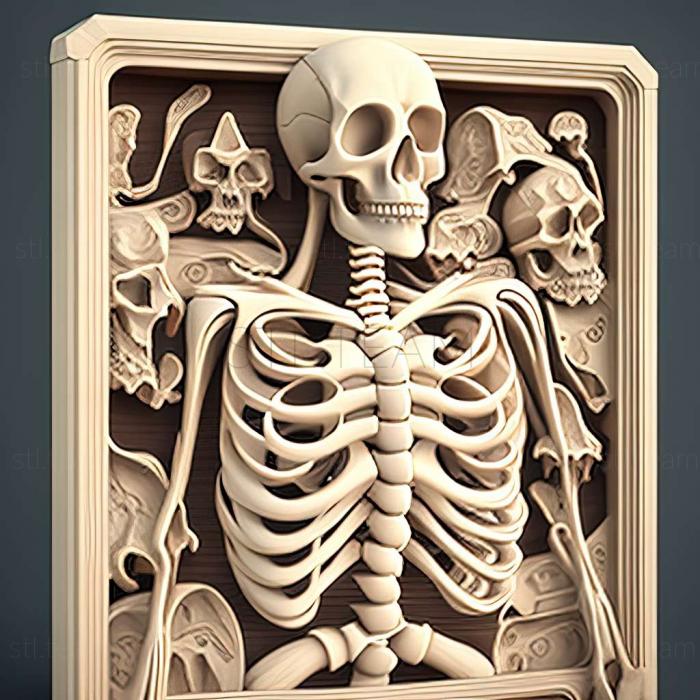 3D model My Bones game (STL)